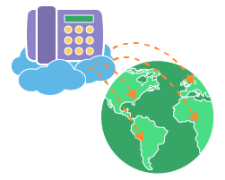 Cloud telephone exchange on VPS